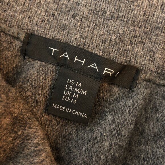 Tahari Womens Gray Wool Blend A-Line Skirt Size M - Picture 3 of 4